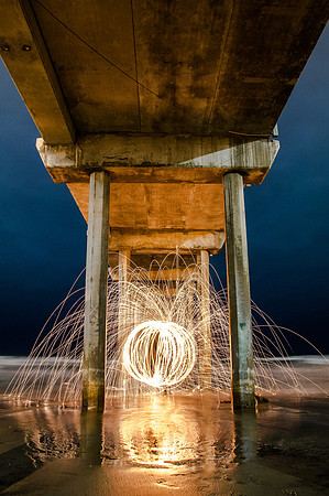 Pier on Fire