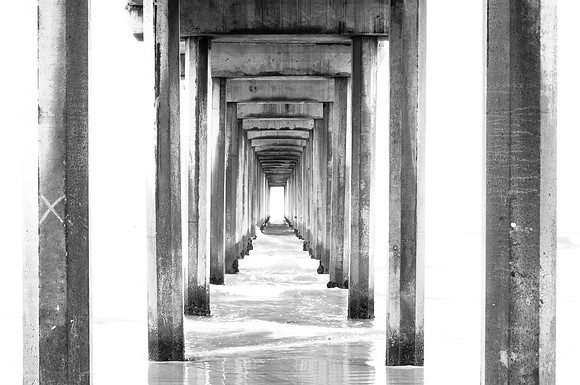 Beneath Scripps Pier